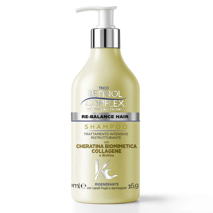 RETINOL COMPLEX SHAMPOO CON CHERATINA BIOMIMETICA 500 ML