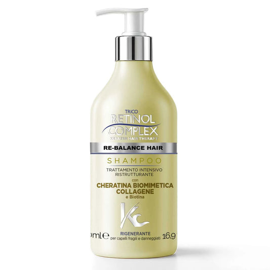 RETINOL COMPLEX SHAMPOO CON CHERATINA BIOMIMETICA 500 ML