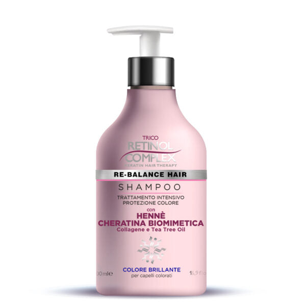 SHAMPOO PROTEZIONE COLORE CON HENNE’ & CHERATINA 500 ML