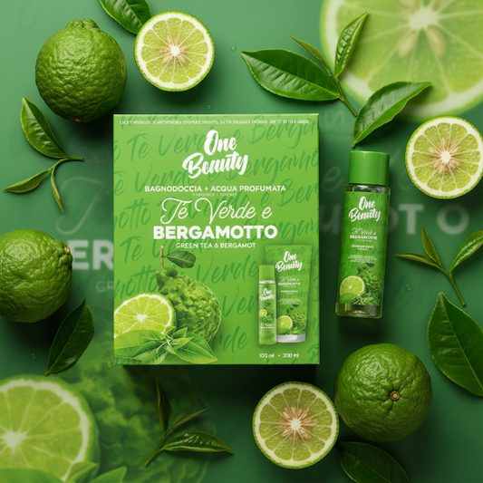 ONE BEAUTY BAGNODOCCIA E ACQUA PROFUMATA BERGAMOTTO THE VERDE