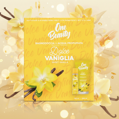 ONE BEAUTY DOLCE VANIGLIA SET BAGNODOCCIA E ACQUA PROFUMATA