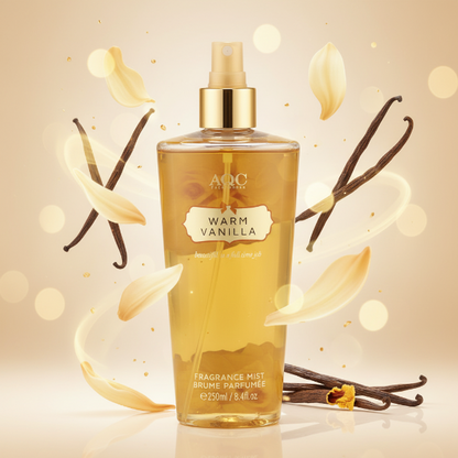 AQC FRAGRANCES BODY MIST WARM VANILLA 250ML