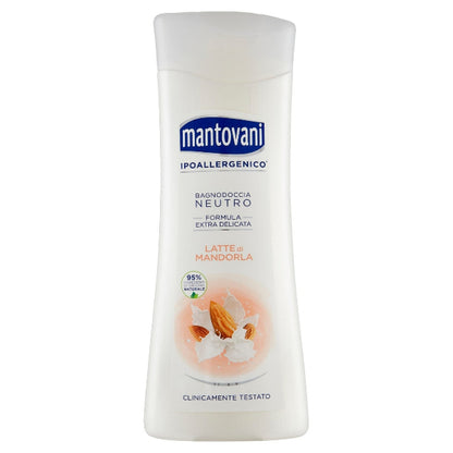 MANTOVANI IPOALLERGENICO BAGNODOCCIA NEUTRO LATTE DI MANDORLE 400 ML