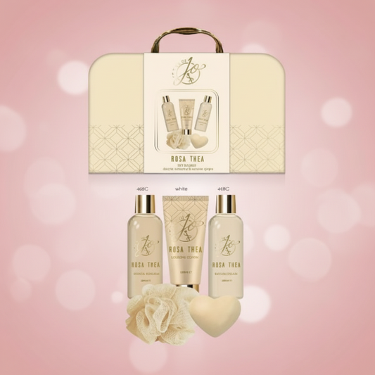 LE FATE DI JO VALIGETTA CONFEZIONE REGALO ROSA THEA SET BAGNO