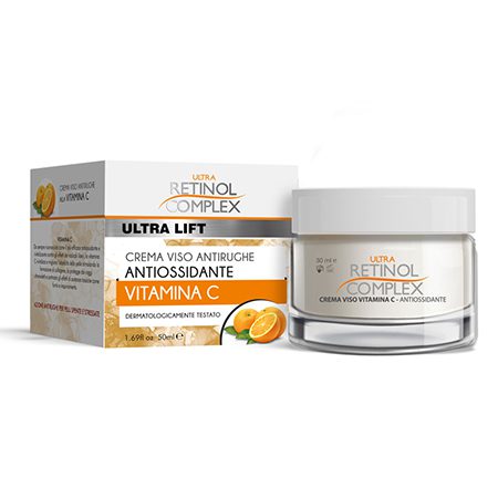 RETINOL COMPLEX CREMA VISO ANTIRUGHE ANTIOSSIDANTE VITAMINA C