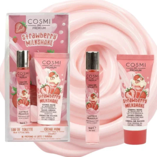 COSMI STRAWBERRY MILKSHAKE  CONFEZIONE CREMA MANI E PROFUMINO