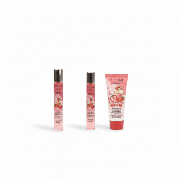 COSMI STRAWBERRY MILKSHAKE  CONFEZIONE CREMA MANI E PROFUMINO