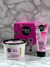 ORGANIC SHOP CONFEZIONE CREMA CORPO, CREMA BALSAMO MANI E UNGHIE