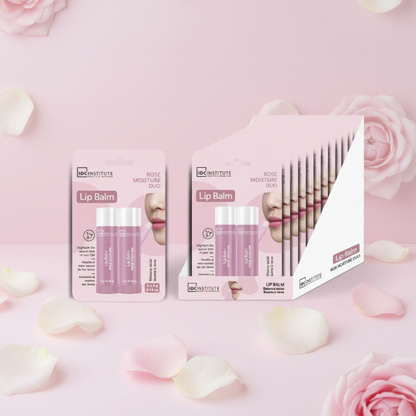 IDC INSTITUTE LIP BALM DUO MOISTURE ROSÉ