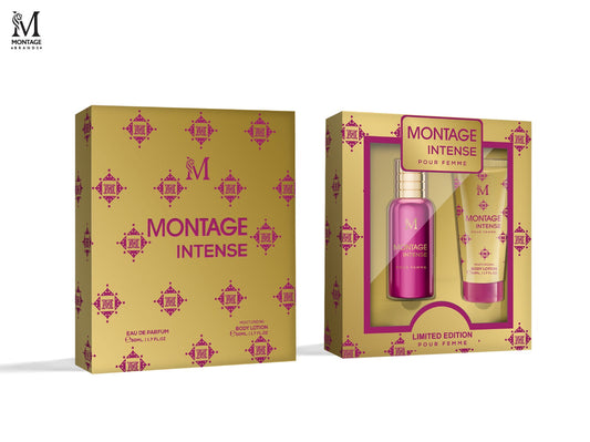 MONTAGE INTENSE CONFEZIONE PROFUMO E LOZIONE CORPO