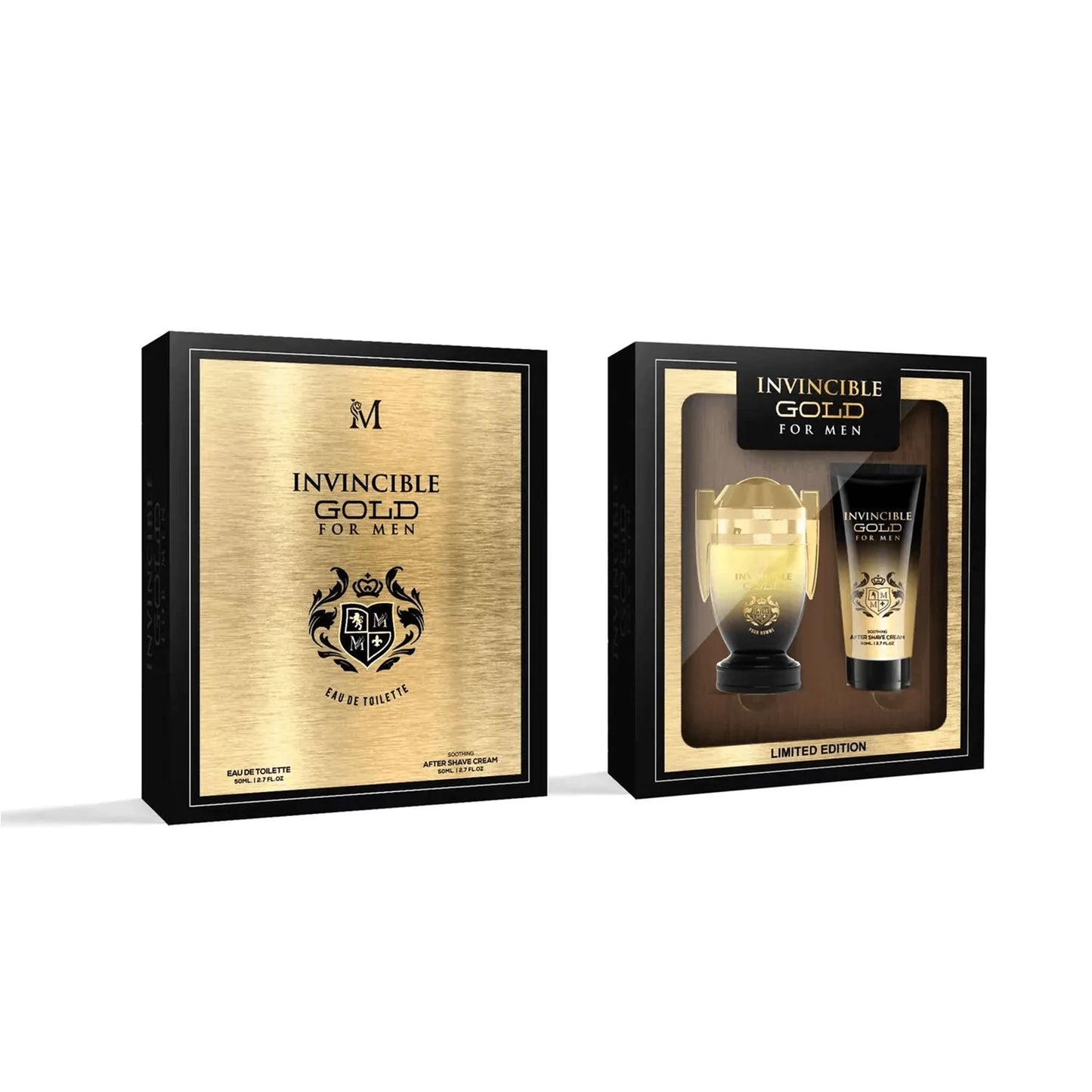 MONTAGE CONFEZIONE REGALO INVINCIBLE GOLD FOR MEN