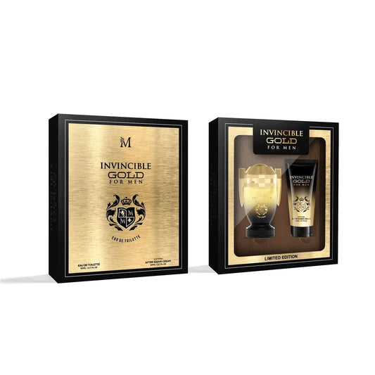 MONTAGE CONFEZIONE REGALO INVINCIBLE GOLD FOR MEN