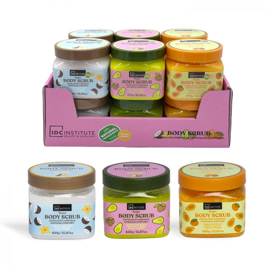 IDC INSTITUTE SUGAR BODY SCRUB ASSORTED 470G