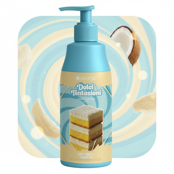 SETABLU DOLCI TENTAZIONI LOZIONE CORPO COCONUT E VANILLA 500 ML
