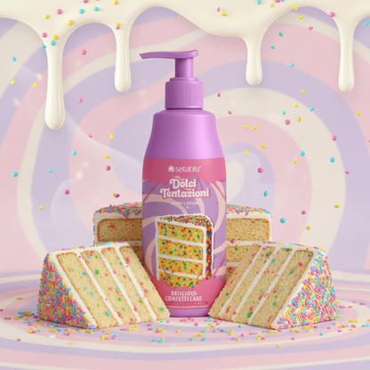 SETABLU DOLCI TENTAZIONI LOZIONE CORPO DELICIOUS CONFETTI CAKE 500 ML