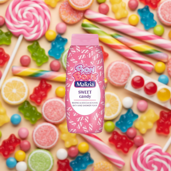 BON BONS MALIZIA BAGNOSCHIUMA SWEET CANDY 500 ML