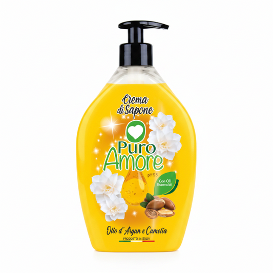 PURO AMORE CREMA DI SAPONE PH 5.5 OLIO D'ARGAN E CAMELIA 750ML