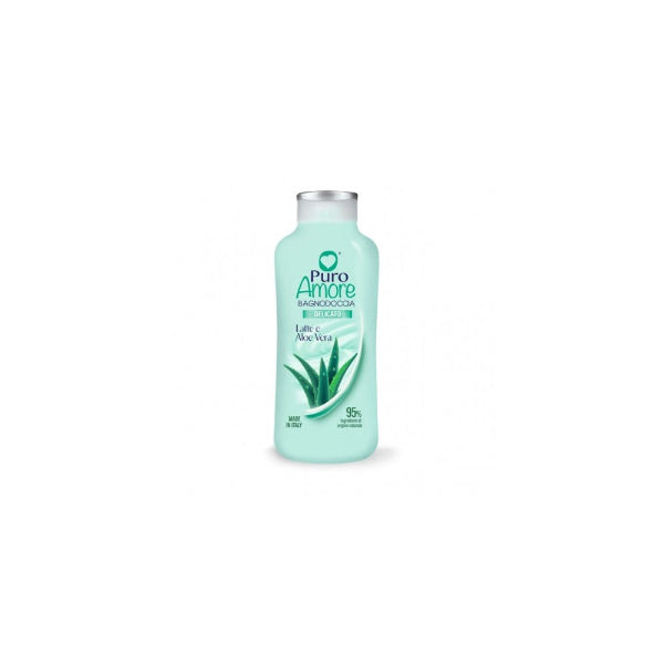 PURO AMORE BAGNODOCCIA DELICATO LATTE E ALOE VERA PH 5.5 650 ML
