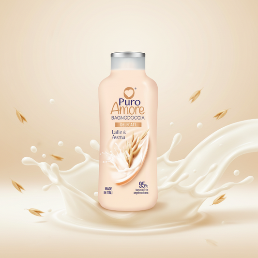 PURO AMORE BAGNODOCCIA DELICATO LATTE E AVENA PH 5.5 650 ML