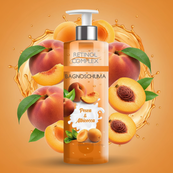 RETINOL COMPLEX BAGNOSCHIUMA PESCA E ALBICOCCA 500 ML