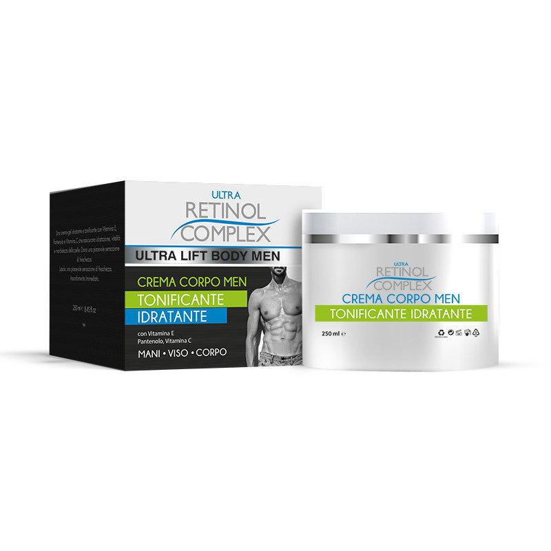 RETINOL COMPLEX CREMA CORPO TONIFICANTE, IDRATANTE MEN