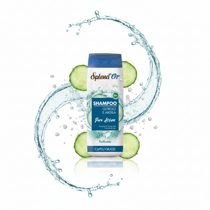 SPLEND'OR SHAMPOO CETRIOLO E ARGILLA CAPELLI GRASSI 300MLSPLEND'OR SHAMPOO CETRIOLO E ARGILLA CAPELLI GRASSI 300ML