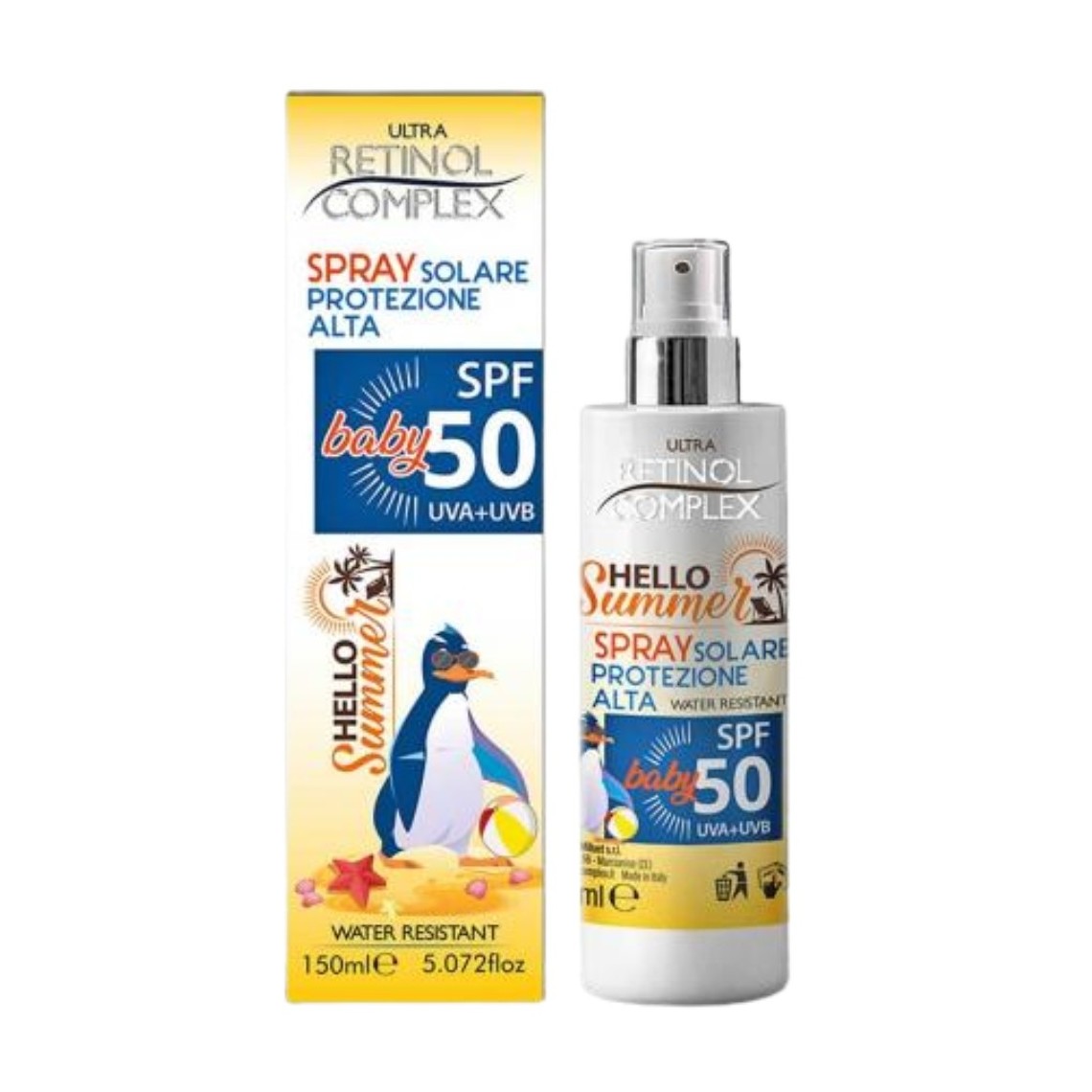 RETINOL COMPLEX SPRAY SOLARE PROTEZIONE ALTA BABY 50 SPF
