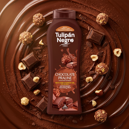 TULIPAN NEGRO BAGNOSCHIUMA PRALINE DI CIOCCOLATO 650 ML