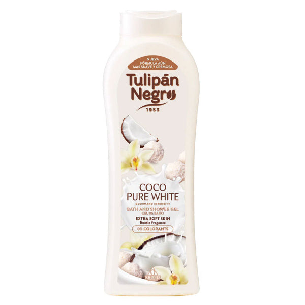 TULIPAN NEGRO BAGNOSCHIUMA COCO PURE WHITE 650 ML