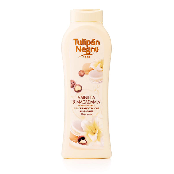 TULIPAN NEGRO BAGNOSCHIUMA VAINILLA E MACADAMIA 650 ML
