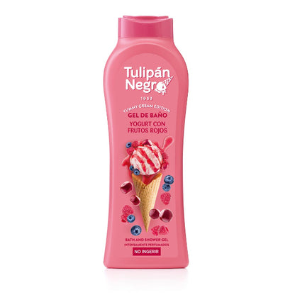 TULIPAN NEGRO BAGNOSCHIUMA GELATO YOGURT FRUTTI ROSSI 650 ML