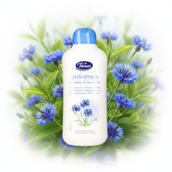 VENUS BAGNO DOCCIA ANTI-STRESS FIORDALISO THE VERDE 650 ML