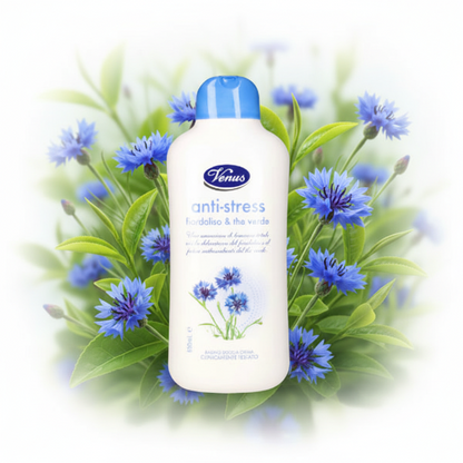 VENUS BAGNO DOCCIA ANTI-STRESS FIORDALISO THE VERDE 650 ML